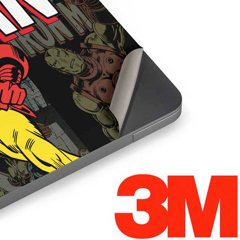 Marvel Classic Comics Iron Man Action Vintage Apple MacBook Air Skin